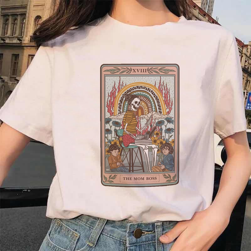 Tarot Card Funny Cartoon T-Shirt