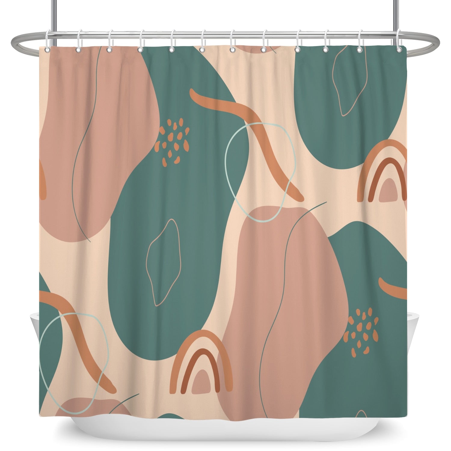 Abstract Shower Curtain