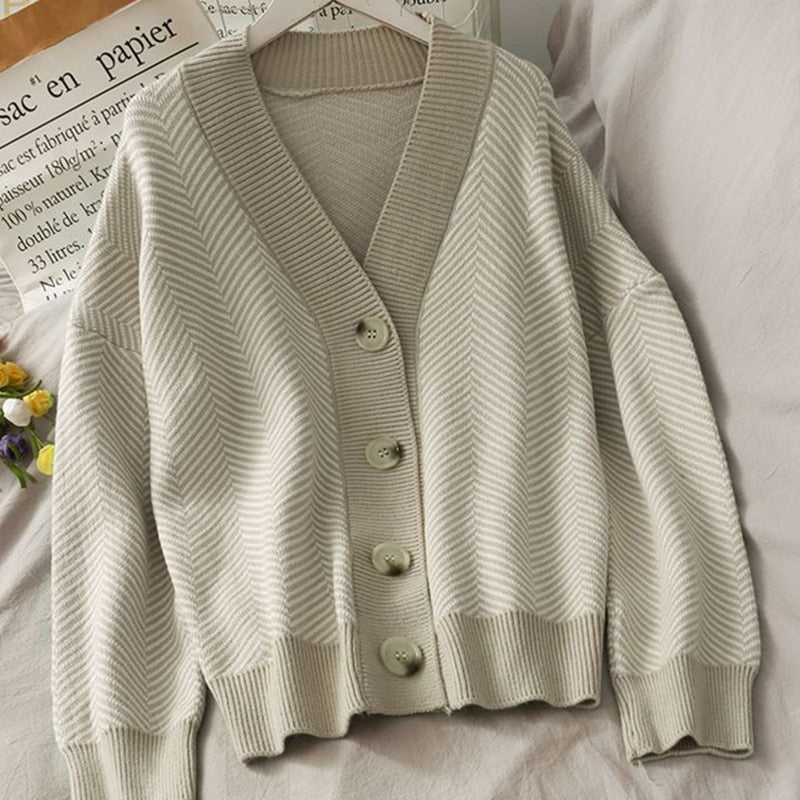 Oversized Loose Soft Knitted Cardigan