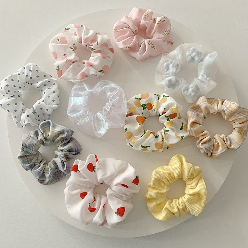 1/7 Pcs/Set Women Hair Scrunchies