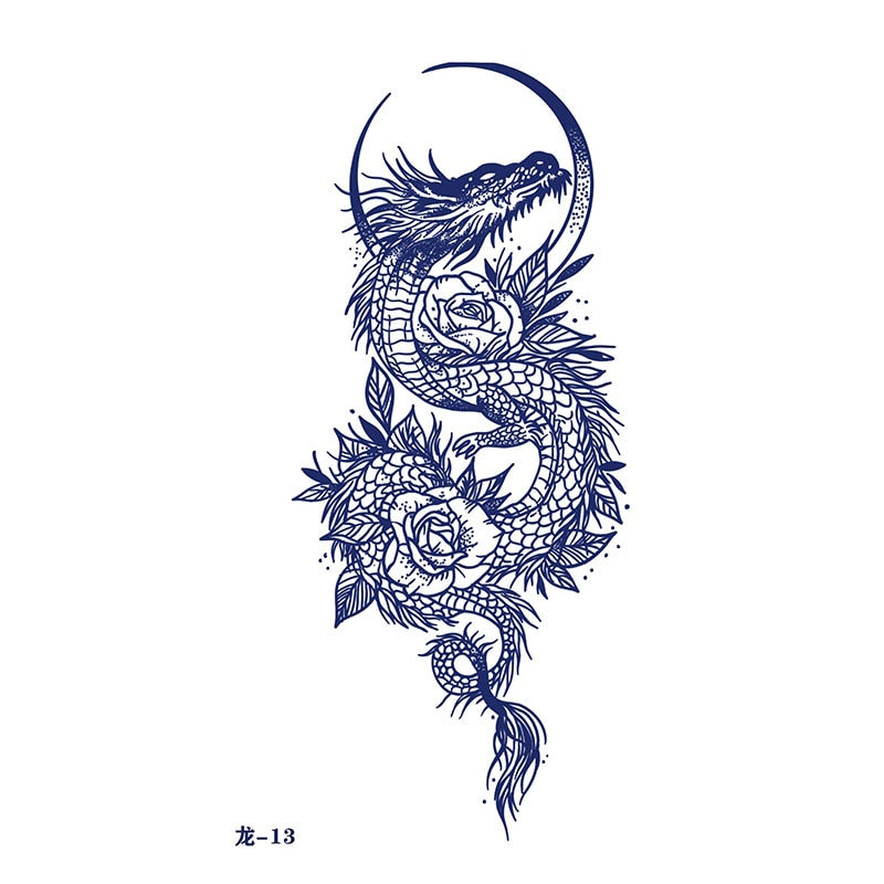 Japanese Dragon Tattoo Sticker