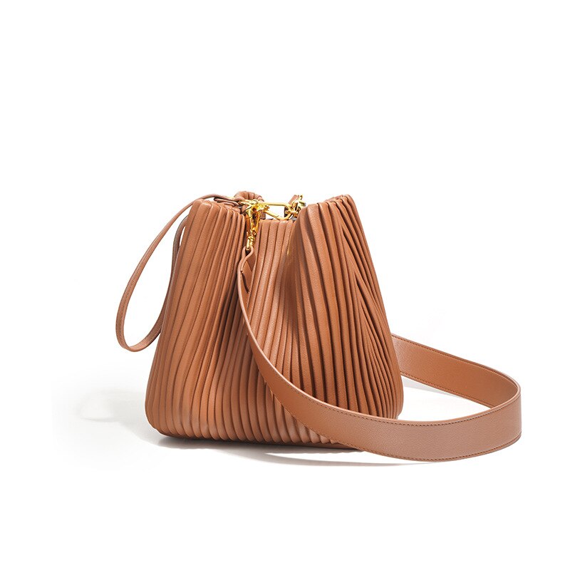 Leather Bucket Bag