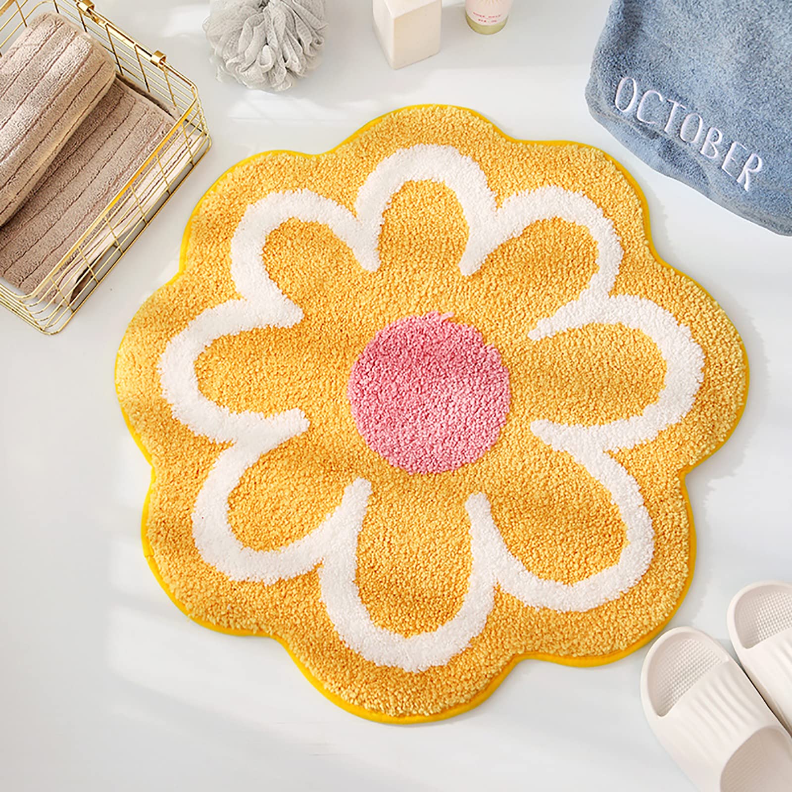 Flower Shape Non-slip Bathroom Mat