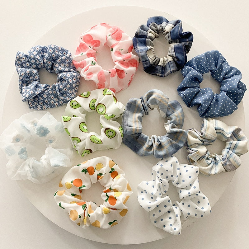 1/7 Pcs/Set Women Hair Scrunchies