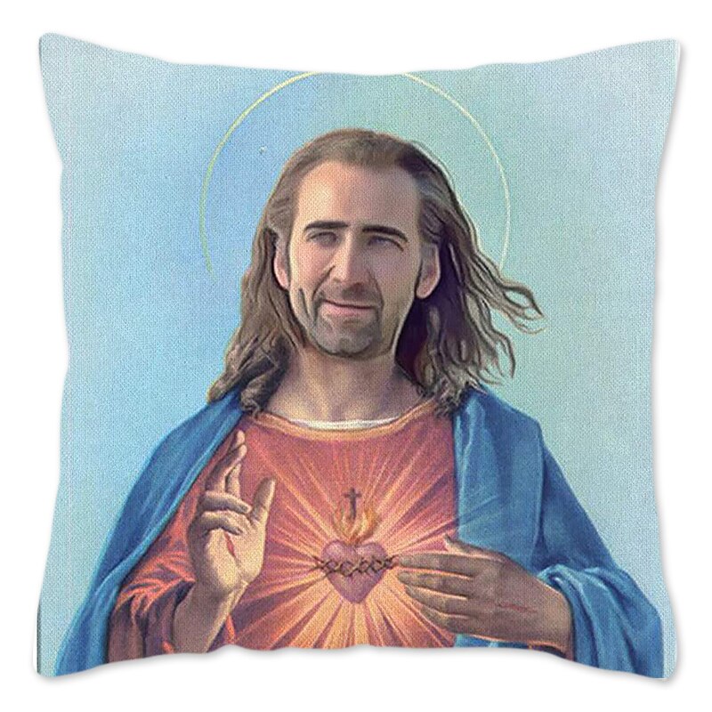 Nicolas Cage Face Pillow