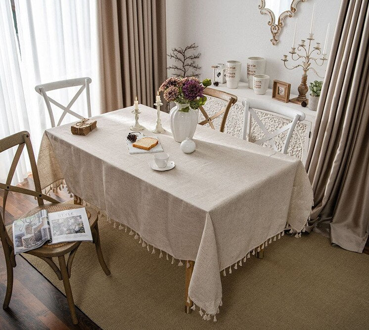 Cotton Linen Table Cloth