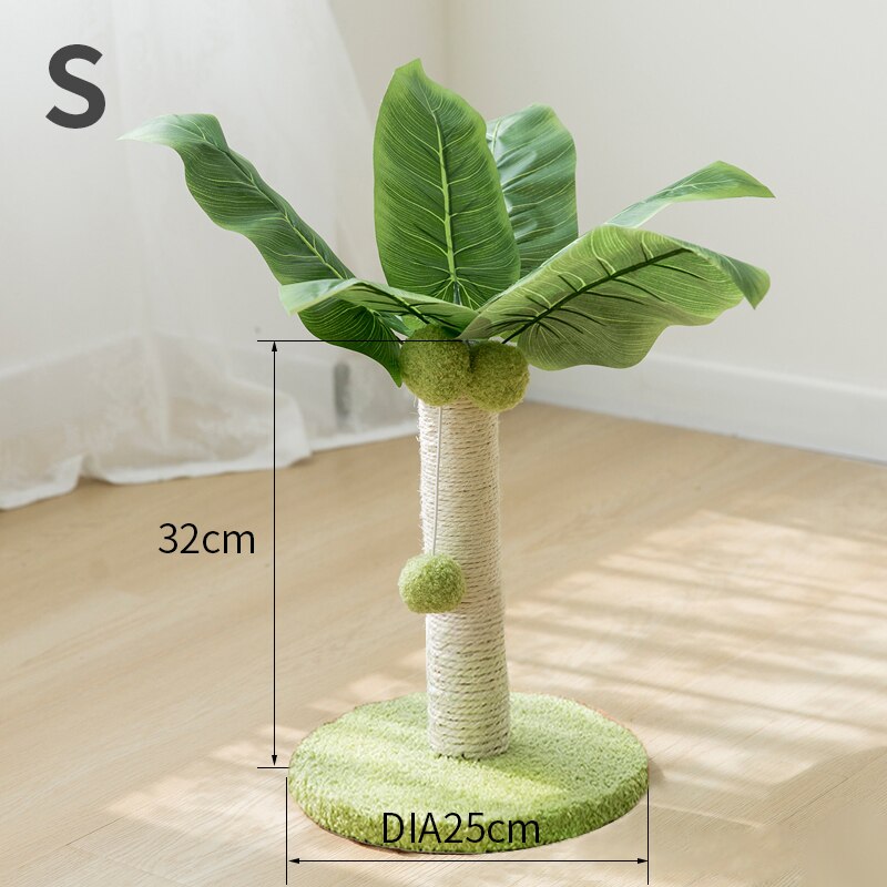 Cat Scratching Palm Tree