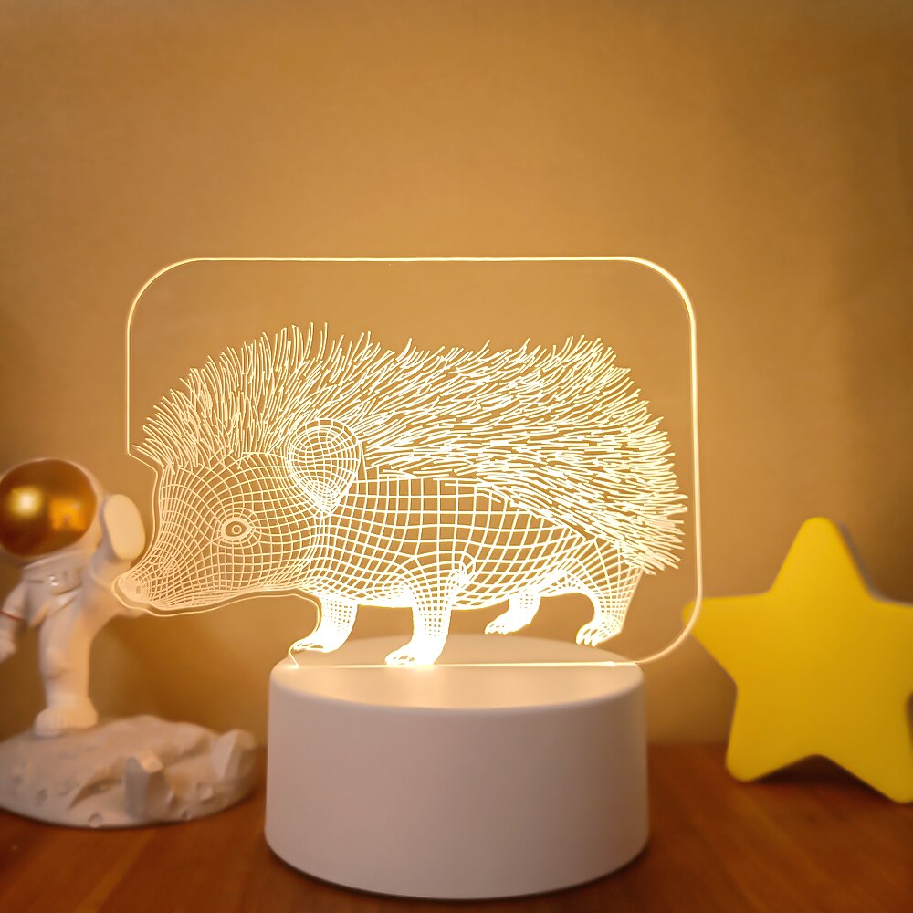 3D Acrylic USB Led Night Lamp