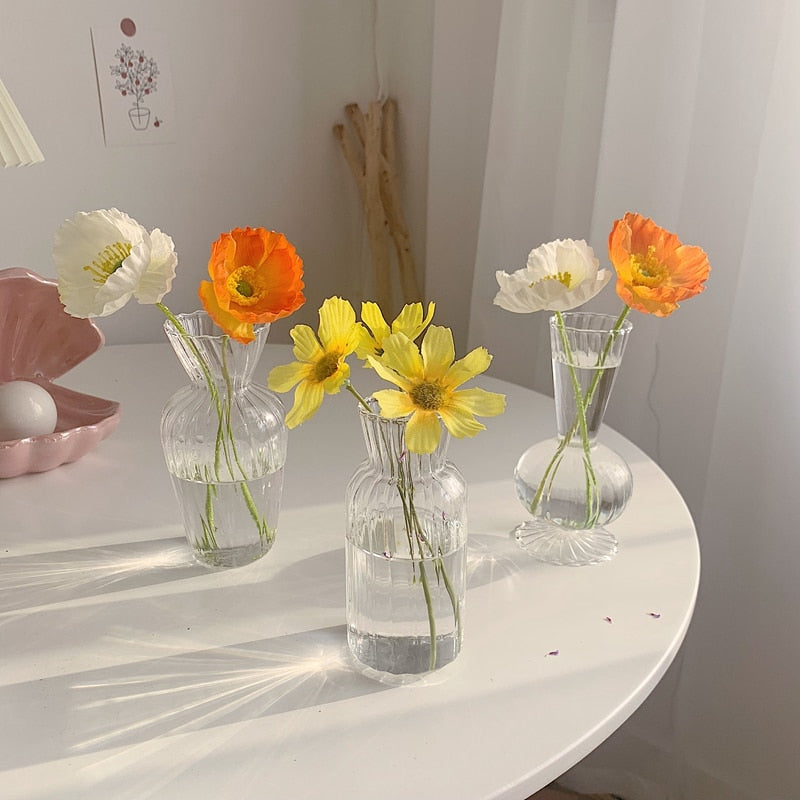 Transparent Glass Vase