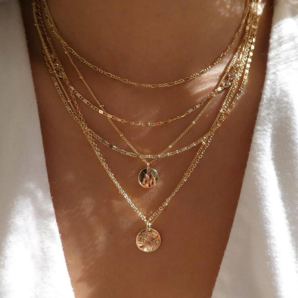 Moon Gold Necklace