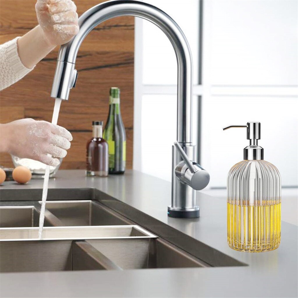 Soap Dispenser Clear Glass