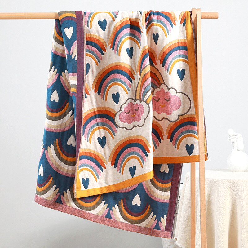 Cotton Absorbent Rainbow Towel