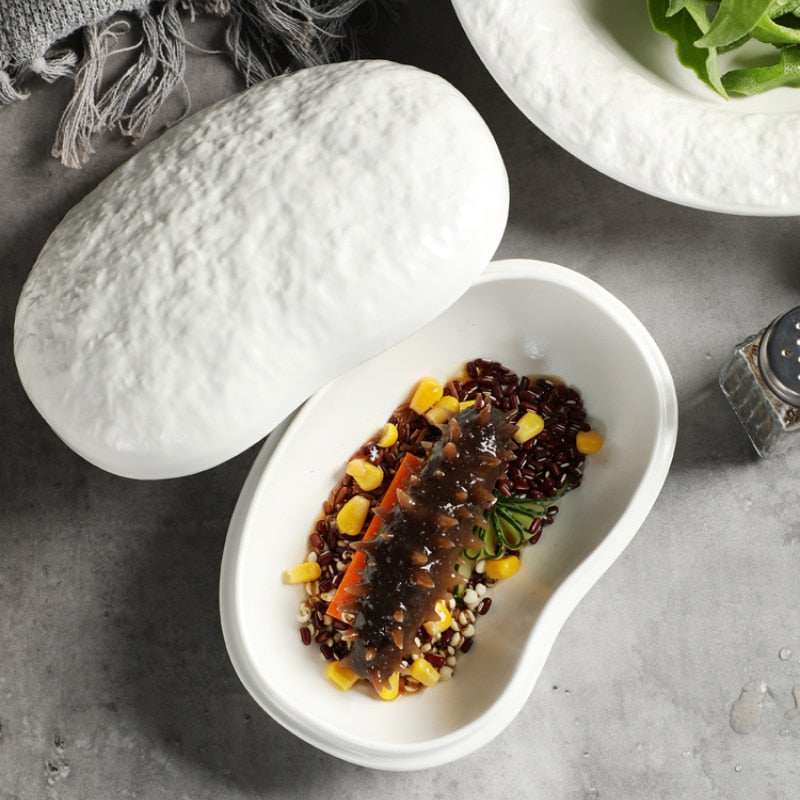 Ceramic Bean Shape Bowl