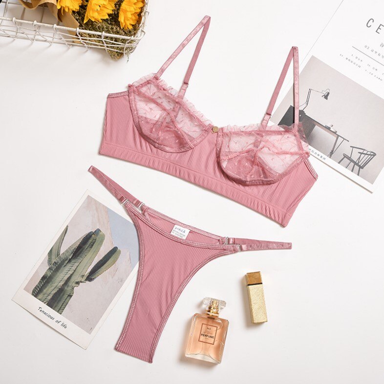Sexy Lingerie Lace Bra Set