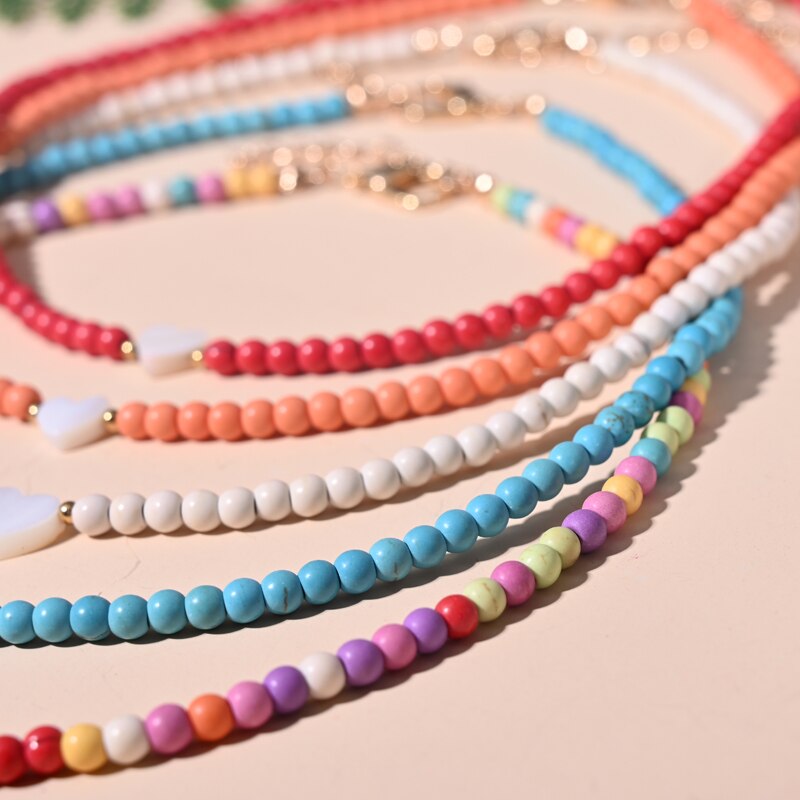 Boho Shell Heart Necklace