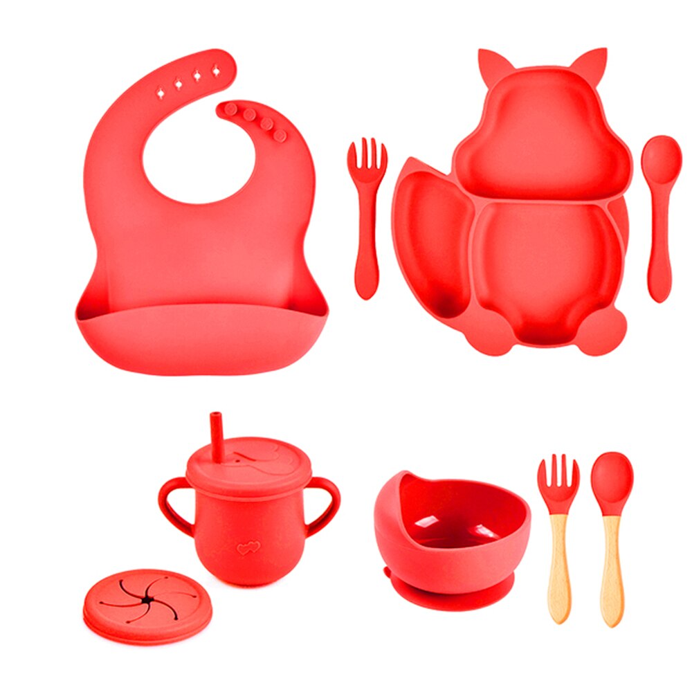 Baby Soft Silicone Sucker Bowl Sets