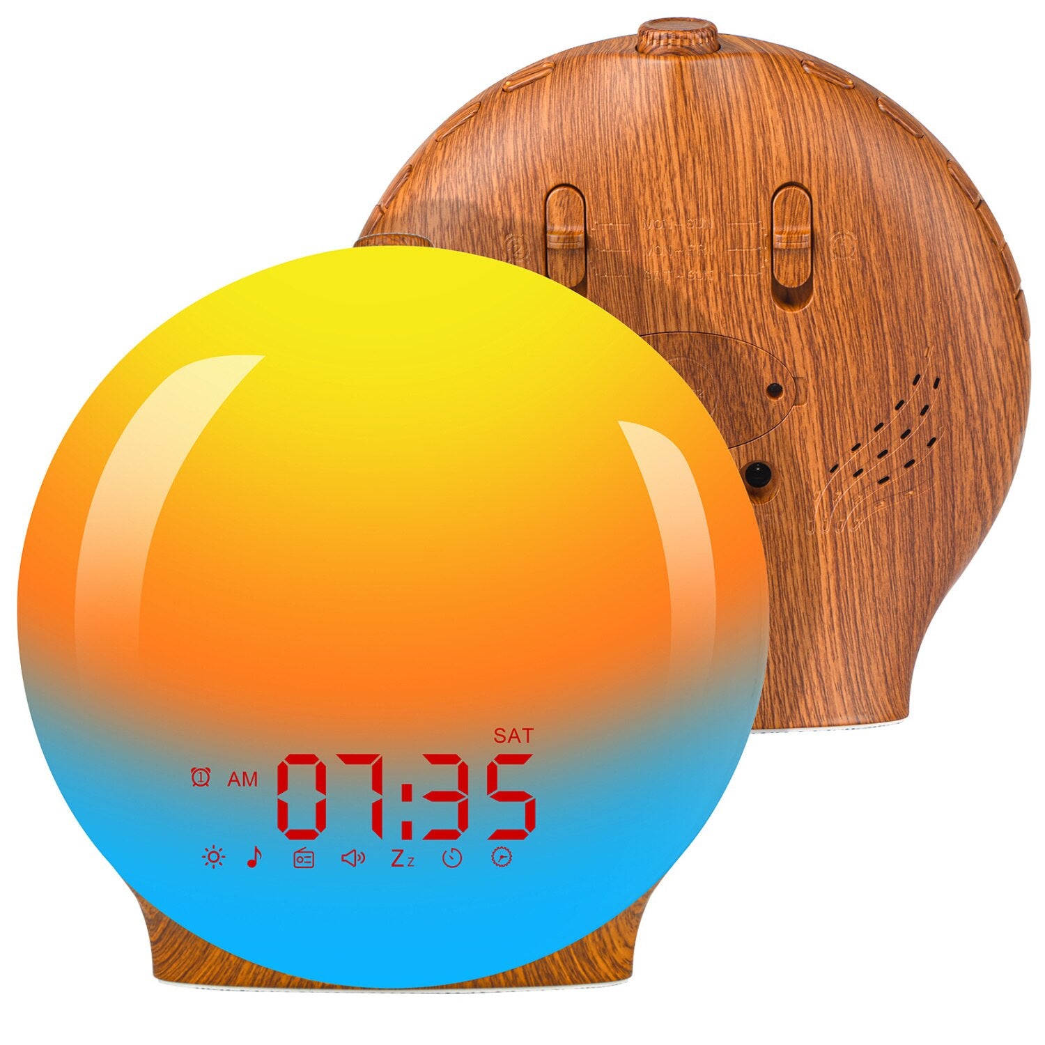 Sunrise/Sunset Aurora Alarm Lamp