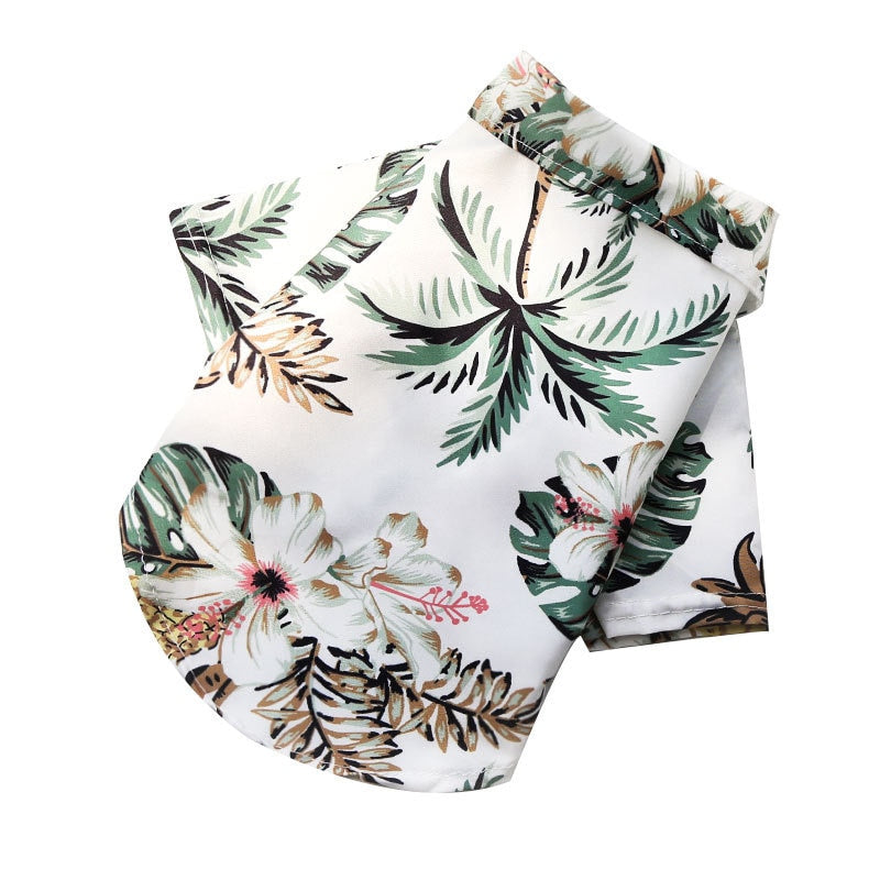 Pet Summer Clothes Hawaiian Style