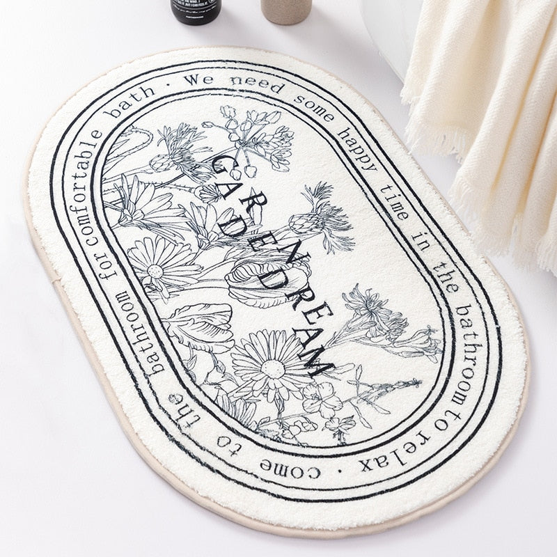 Romantic Bathroom Rug