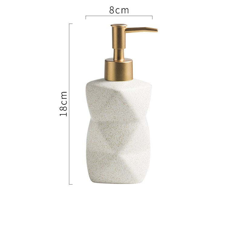 300ml Color Ceramic Soap Bottle