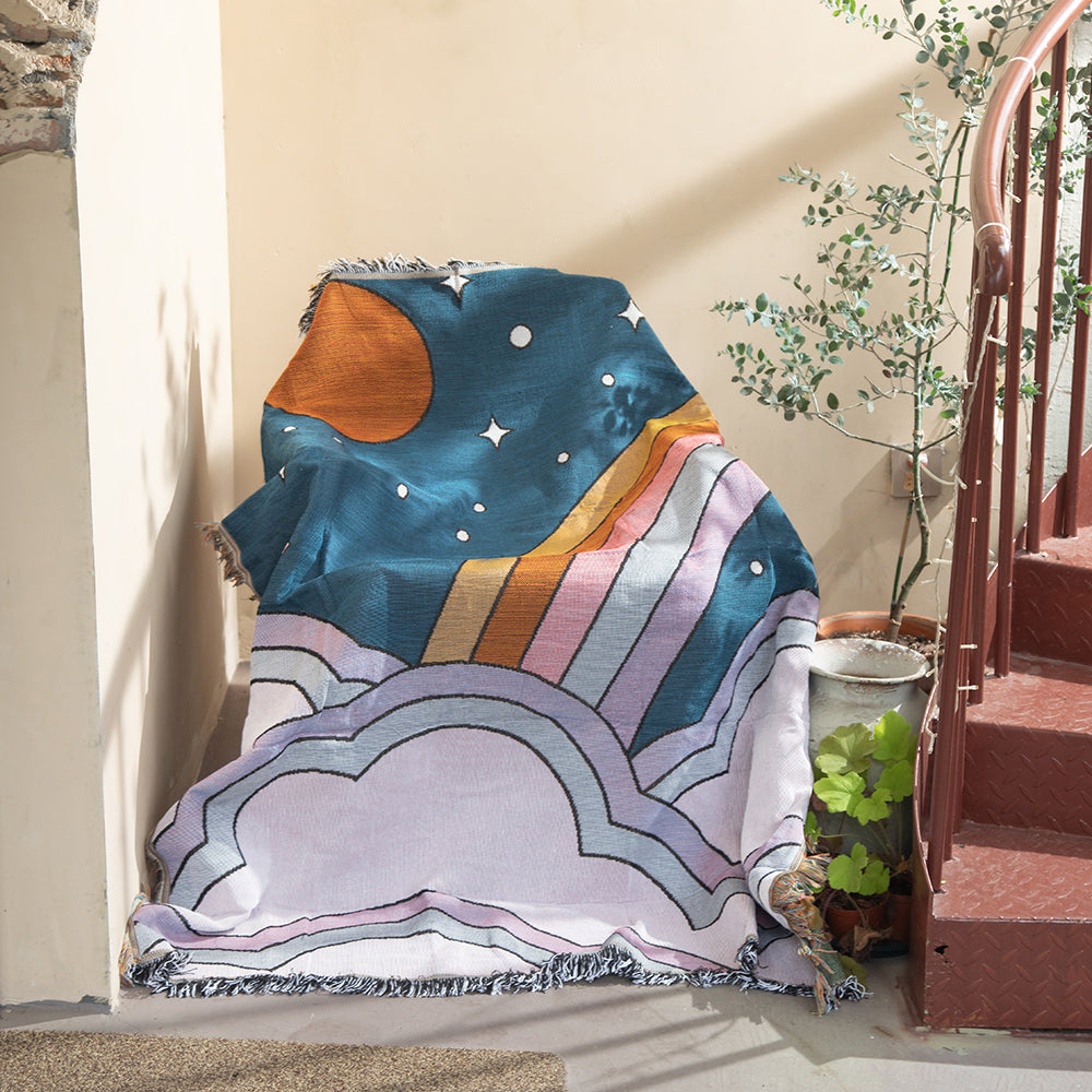 Rainbow Throw Blankets