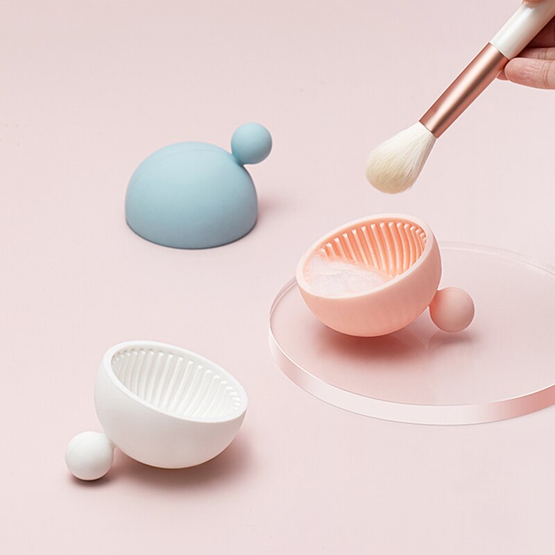 Makeup Brush Cleaner Silicone Bowl