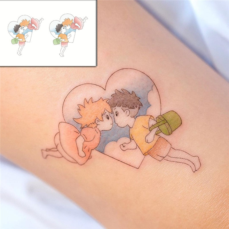 Waterproof SticketTattoo Red Heart