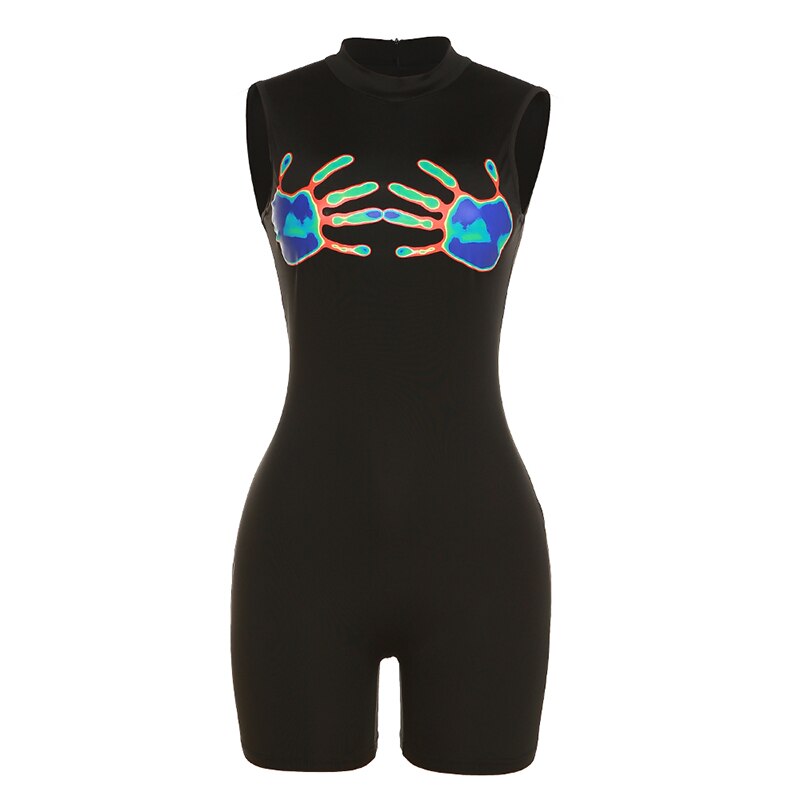 Handprint Thermal Print Romper