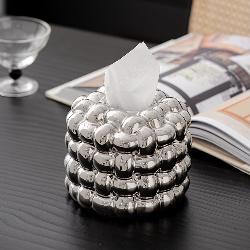 Cotton Candy Ceramic Tissue Box