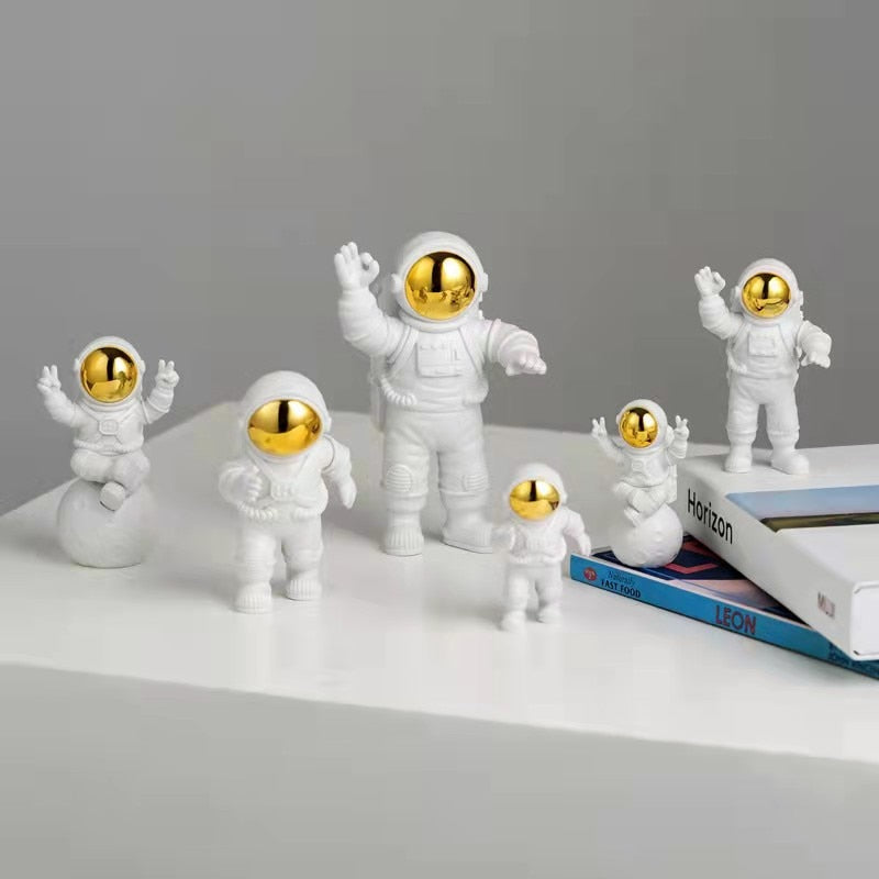 Resin astronaut decor