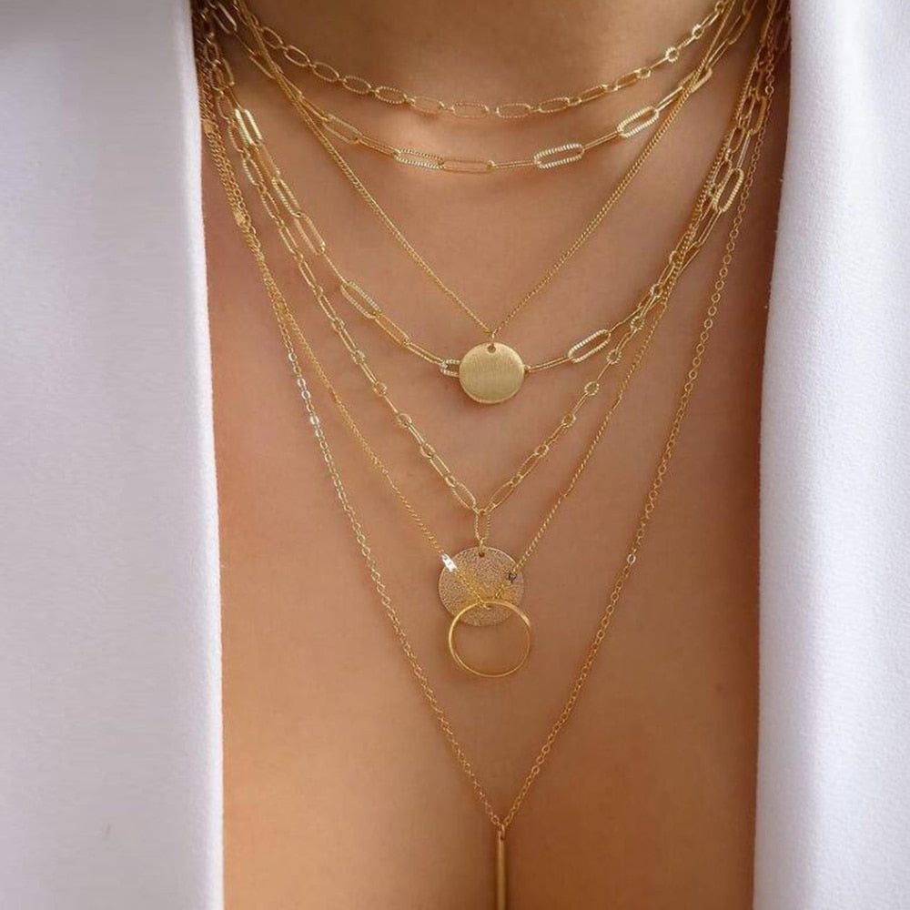 Moon Gold Necklace