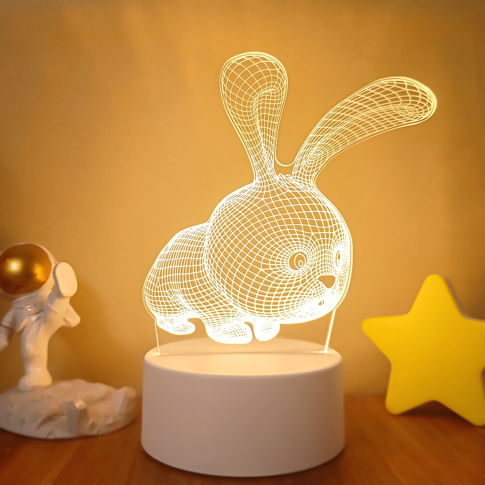 3D Acrylic USB Led Night Lamp