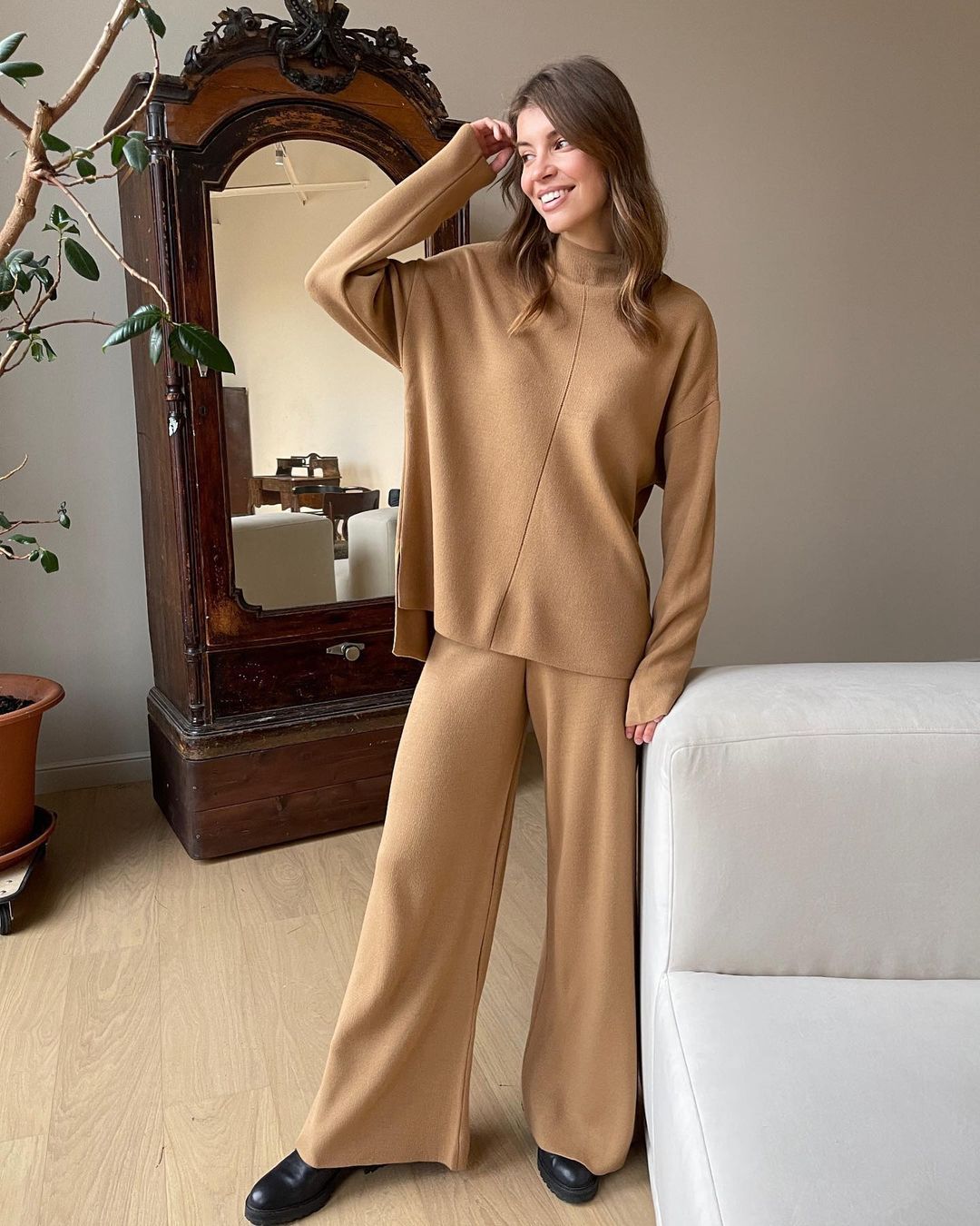 Knitted Two Piece Set