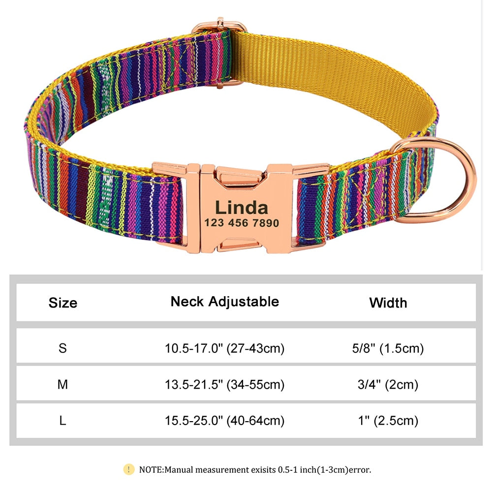 Dog Collar Print Personalized