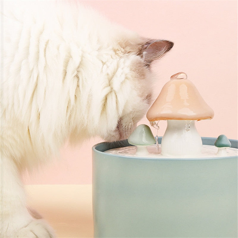 Mushroom Cat Drinker USB