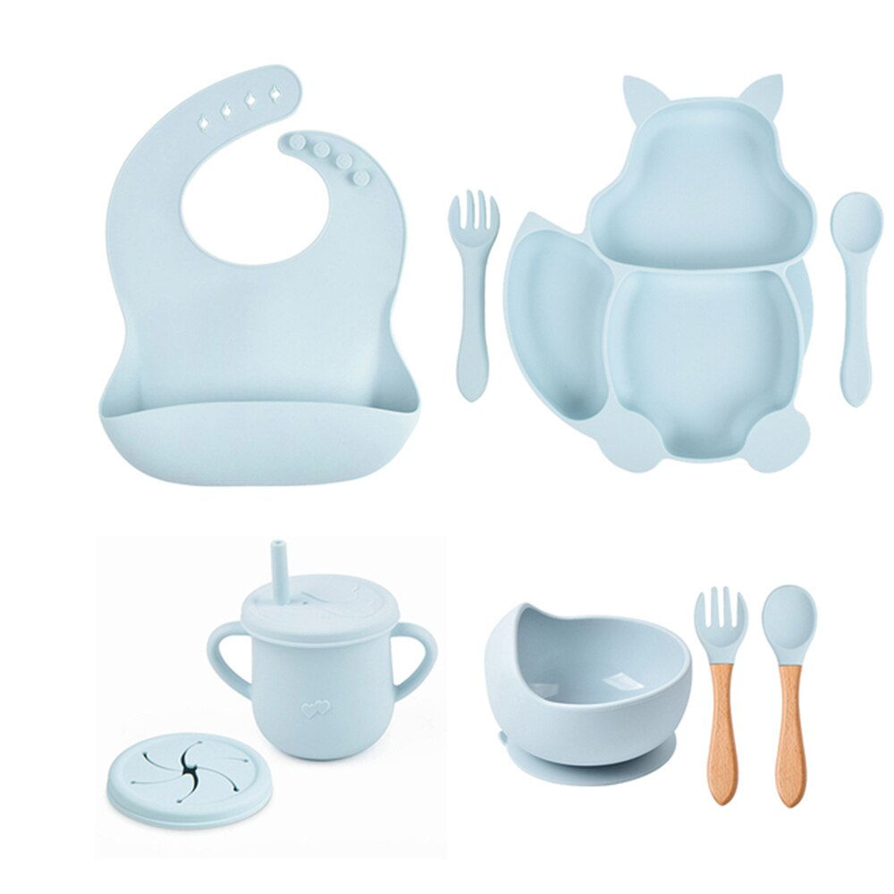 Baby Soft Silicone Sucker Bowl Sets