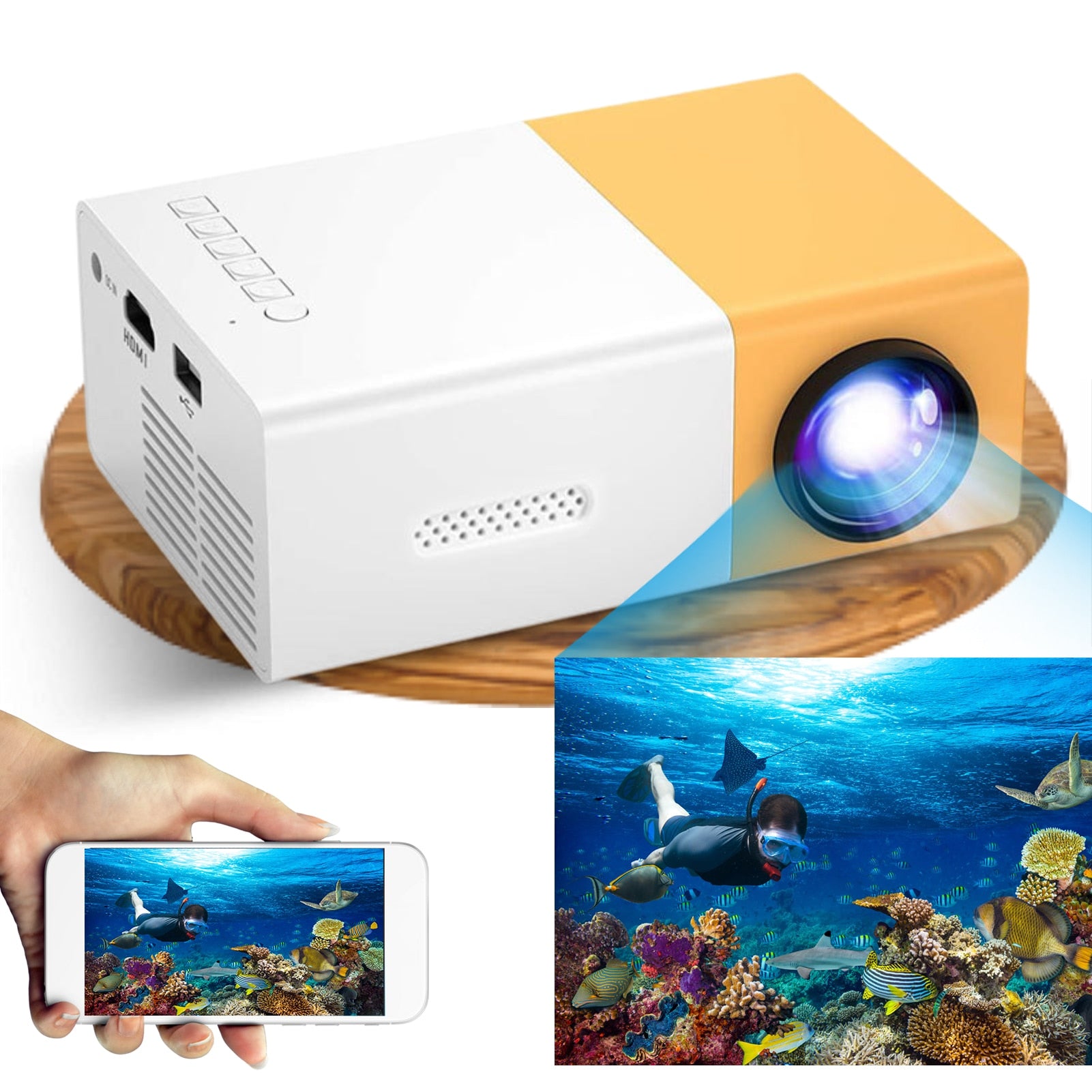 1080P Mini Projector Movie