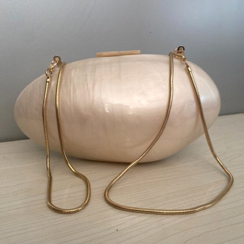 Pearl Acrylic Evening Bags