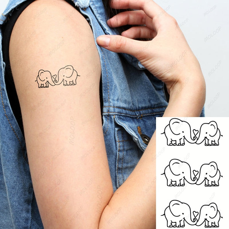 Waterproof SticketTattoo Red Heart