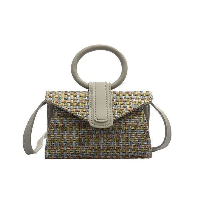 Diagonal Pu Leather Bag Pu