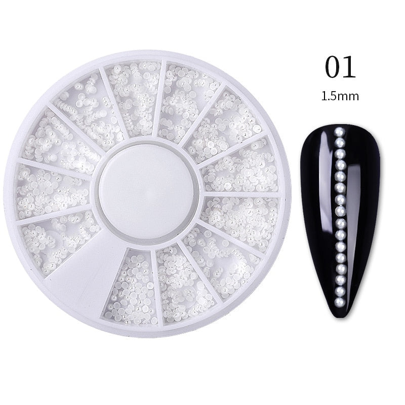 Mixed Nail Rhinestone Nail Art