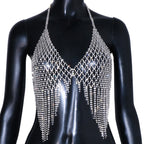 Rhinestone Bra Chain