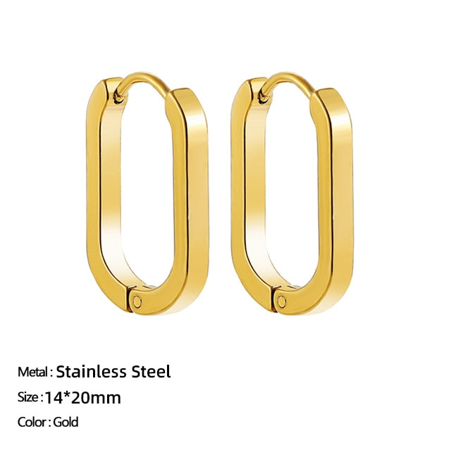 Classic Circle Hoop Earrings