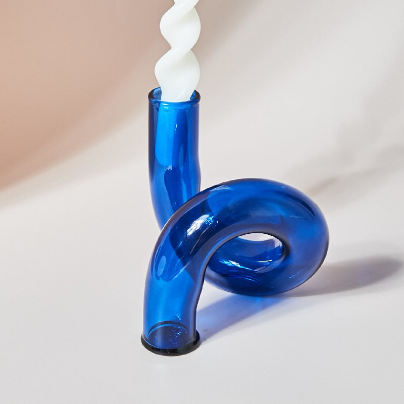 Glass  Candle Holders