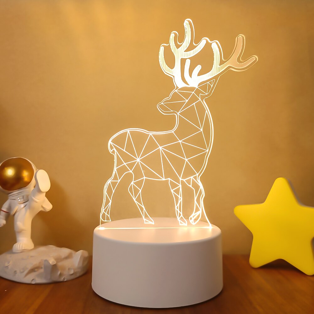 3D Acrylic USB Led Night Lamp