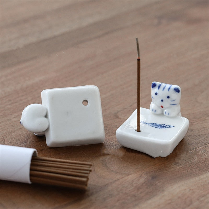 Japanese Leaf Incense Holder