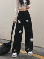 Black Star Cargo Jeans Wide Leg