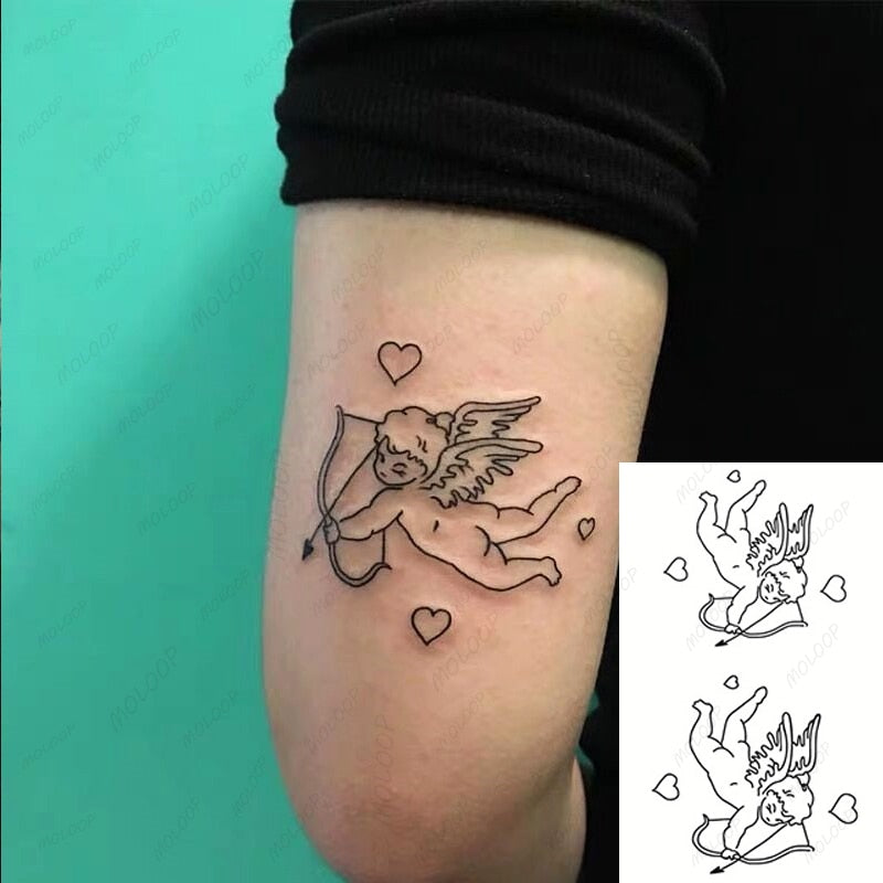Waterproof SticketTattoo Red Heart