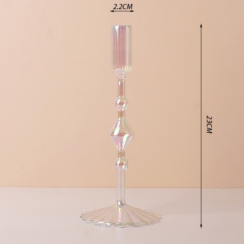 Aesthetic Glass Candle Holder