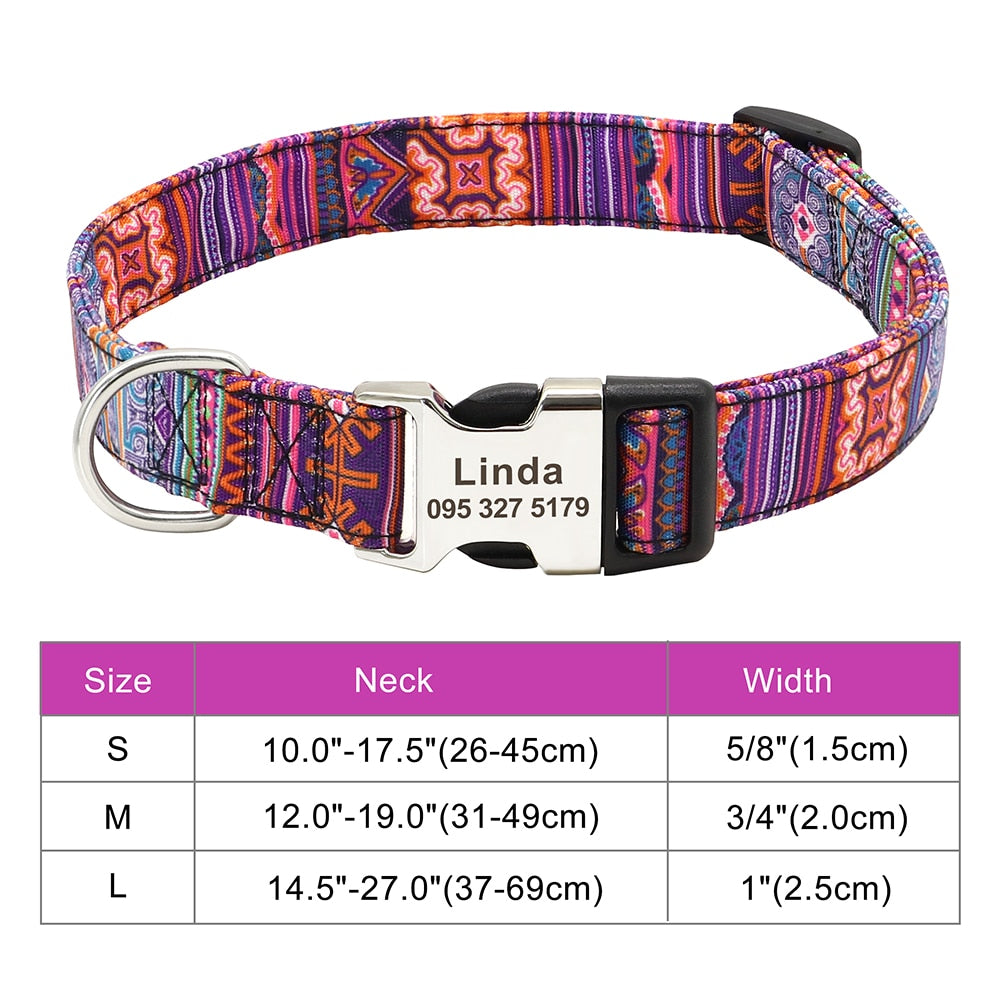 Dog Collar Print Personalized